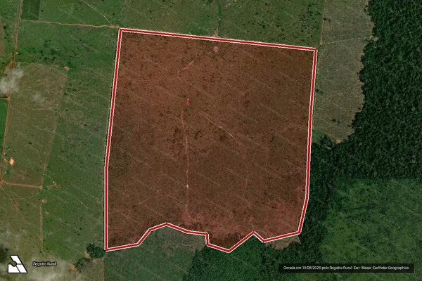 Imagem de satélite de Infração da Flora em Porto Velho - RO