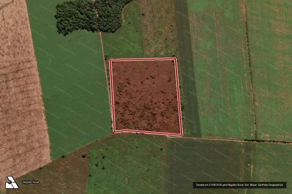 Imagem de satélite de Infração da Flora em São José do Rio Claro - MT