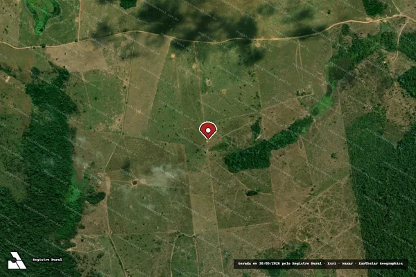 Imagem de satélite — Embargo IBAMA — Infração da Flora - Marabá/PA