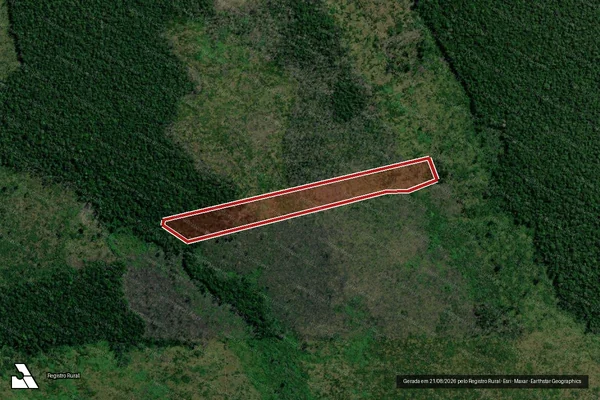 Imagem de satélite de Infração Ambiental em Humaitá - AM