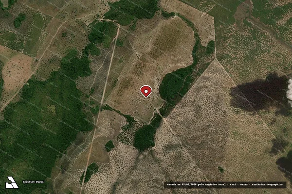Imagem de satélite — Embargo IBAMA — Infração da Flora — Cocalinho/MT