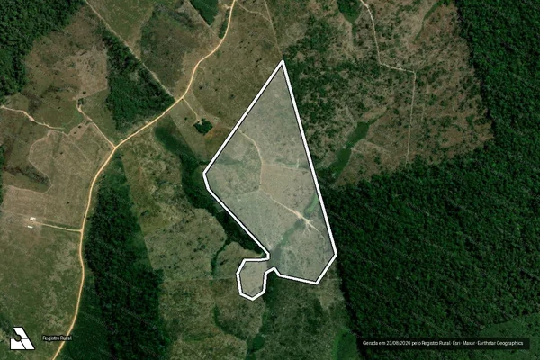 Imagem de satélite de Infração da Flora em Portel - PA