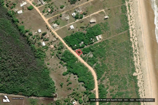 Imagem de satélite de Infração da Flora em São Mateus - ES