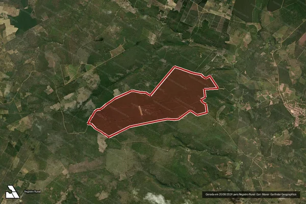 Imagem de satélite de Desmatamento em Vitória da Conquista - BA