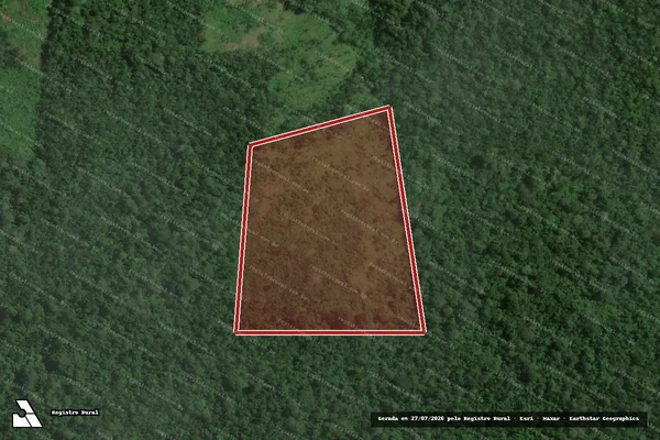 Imagem de satélite de Infração Ambiental em São Félix do Xingu - PA