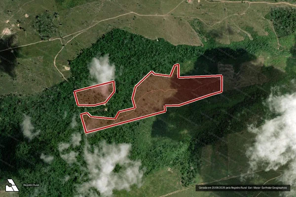 Imagem de satélite de Infração da Flora em Medicilândia - PA