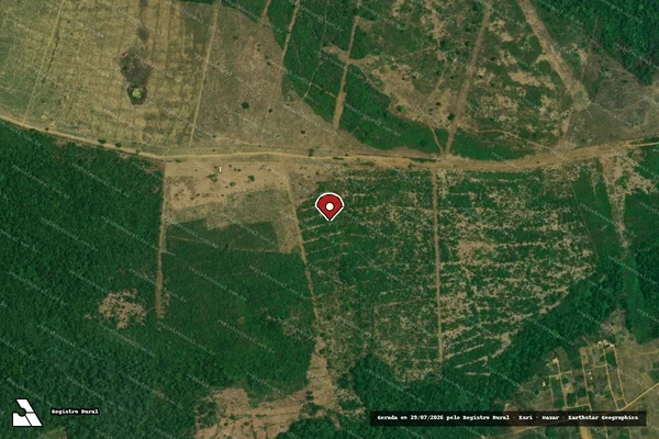Imagem de satélite — Embargo IBAMA — Infração da Flora — Tucuruí/PA