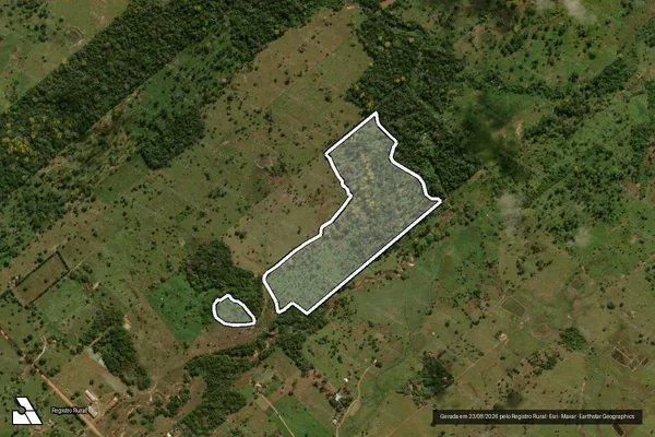 Imagem de satélite de Infração Ambiental em Nova União - RO