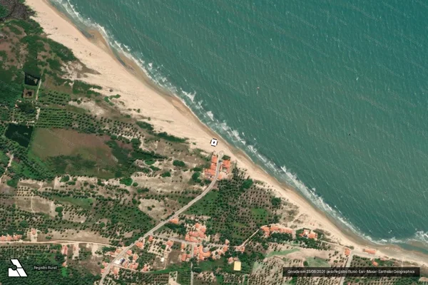 Imagem de satélite de Infração Ambiental em Itarema - CE