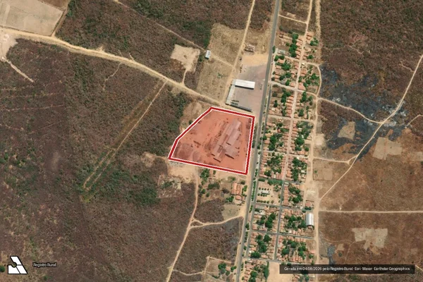 Imagem de satélite — Embargo IBAMA — Infração de Licenciamento(Não Classificada-Móvel) — Santa Luz/PI