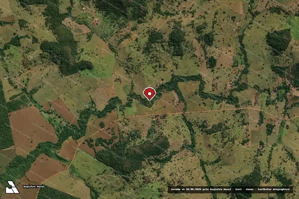 Imagem de satélite — Embargo IBAMA — Infração da Flora — Trindade/GO