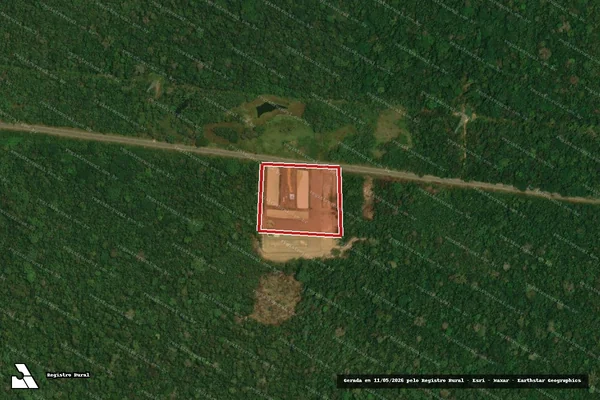 Imagem de satélite de Infração Ambiental em Cruzeiro do Sul - AC