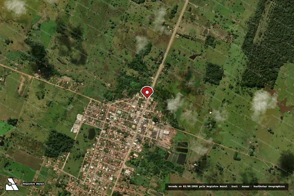 Imagem de satélite — Embargo IBAMA — Infração de Administração Ambiental(Não Classificada-Móvel) — Teixeirópolis/RO
