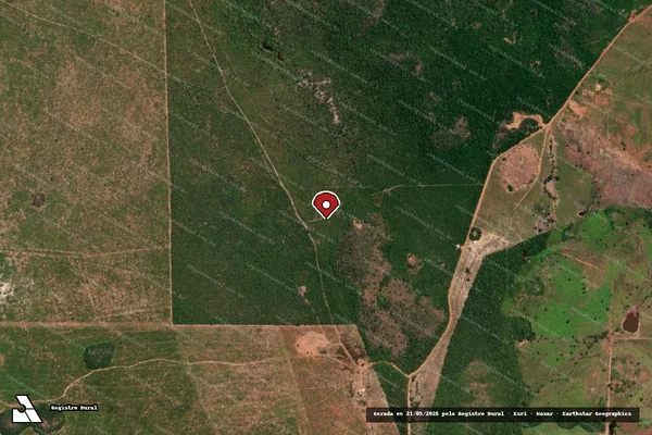 Imagem de satélite — Embargo IBAMA — Desmatamento — Formosa da Serra Negra/MA