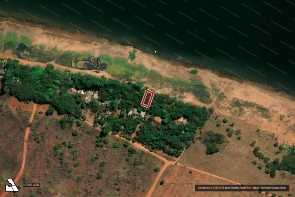 Imagem de satélite — Embargo IBAMA — Infração da Flora - Itumbiara/GO