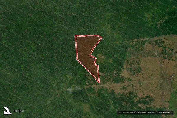 Imagem de satélite de Infração de pesca(Não Classificada-Móvel) em Rorainópolis - RR