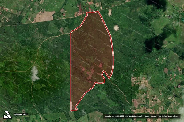 Imagem de satélite de Infração da Flora em Glória do Goitá - PE