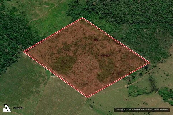 Imagem de satélite de Infração da Flora em Apuí - AM