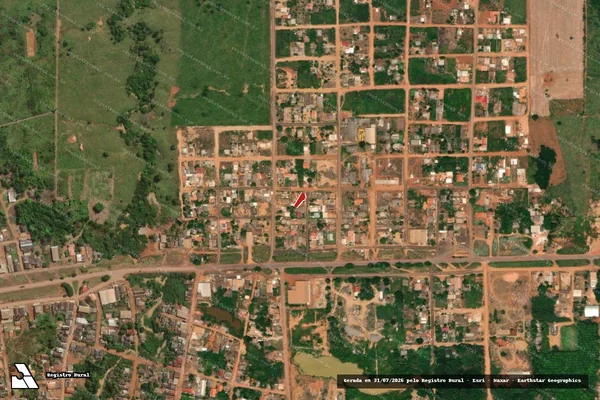 Imagem de satélite de Infração Ambiental em Lábrea - AM