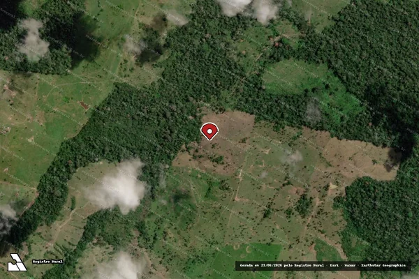Imagem de satélite — Embargo Ambiental - Sena Madureira/AC