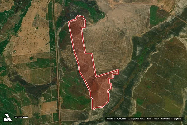 Imagem de satélite de Infração Ambiental em Canabrava do Norte - MT