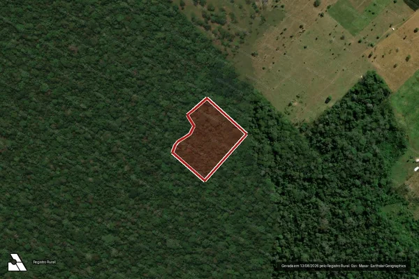 Imagem de satélite de Infração Ambiental em Governador Jorge Teixeira - RO