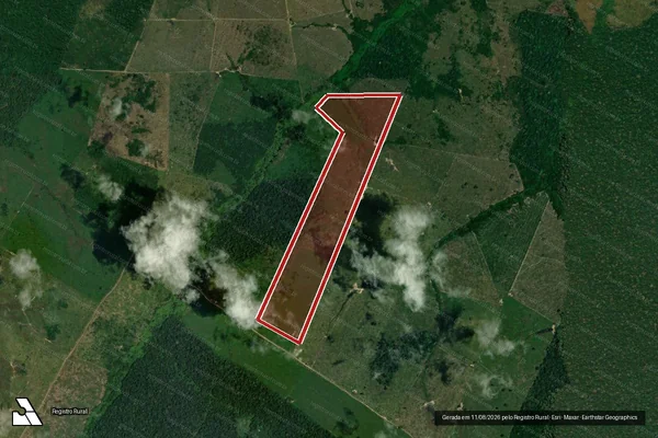 Imagem de satélite de Infração da Flora em Lábrea - AM