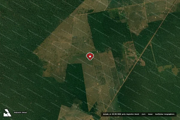 Imagem de satélite — Embargo Ambiental - Alta Floresta D'Oeste/RO