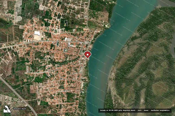 Imagem de satélite — Embargo IBAMA — Infração de pesca(Não Classificada-Móvel) — Fortim/CE