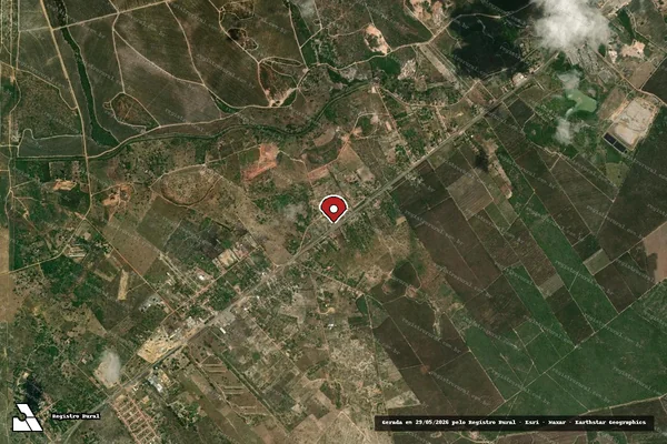 Imagem de satélite — Embargo IBAMA — Infração Ambiental — Alagoinhas/BA