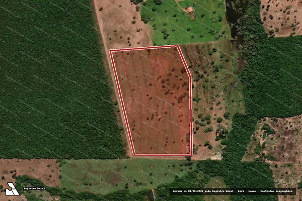 Imagem de satélite de Infração da Flora em Nova Crixás - GO