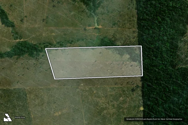 Imagem de satélite de Infração da Flora em Nova Mamoré - RO