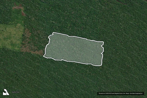 Imagem de satélite de Infração Ambiental em Humaitá - AM