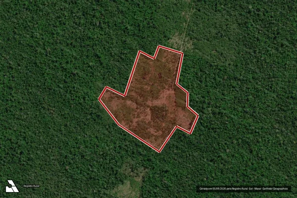 Imagem de satélite de Infração de Licenciamento(Não Classificada-Móvel) em São Félix do Xingu - PA