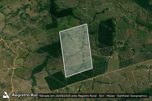 Imagem de satélite de Infração da Flora em Machadinho D'Oeste - RO
