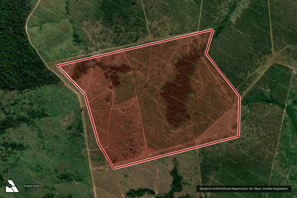 Imagem de satélite de Infração Ambiental em Altamira - PA