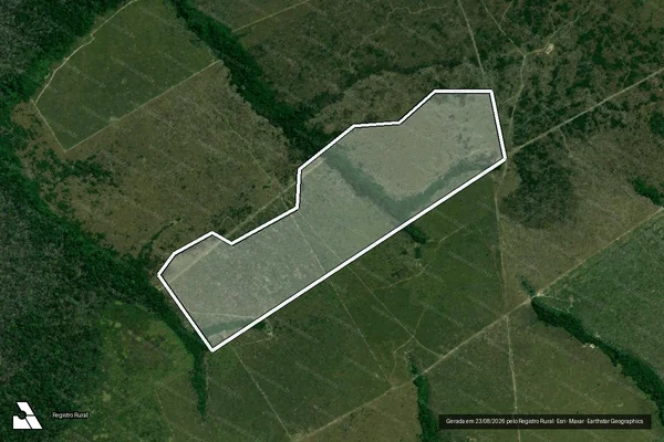 Imagem de satélite de Infração Ambiental em Apuí - AM