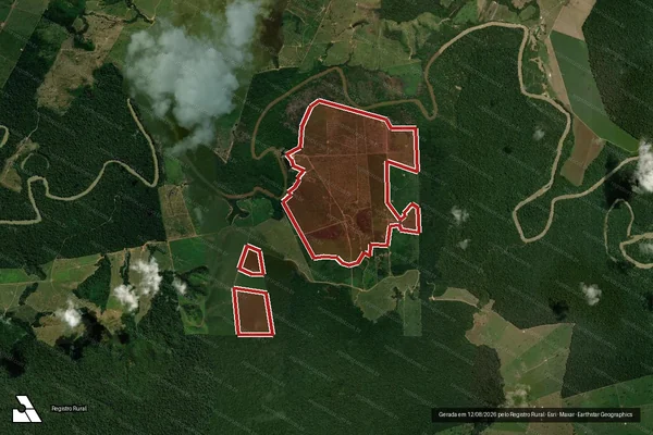Imagem de satélite de Infração da Flora em Porto Velho - RO