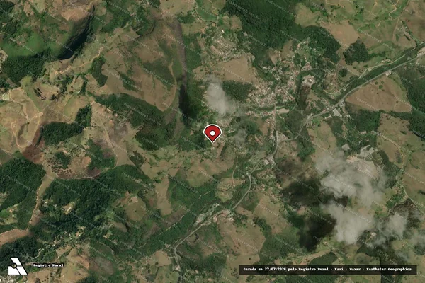 Imagem de satélite — Embargo IBAMA — Infração Ambiental — Bom Jardim/RJ
