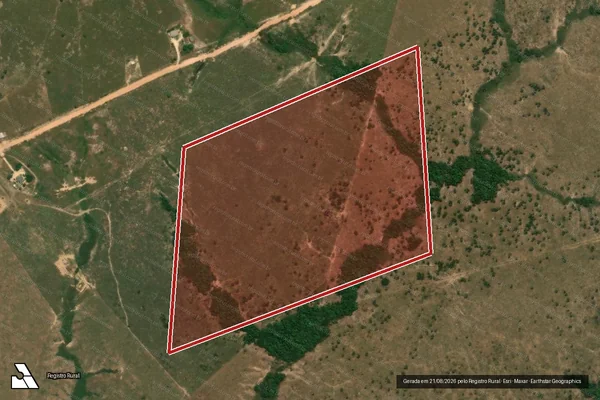 Imagem de satélite de Desmatamento em Machadinho D'Oeste - RO