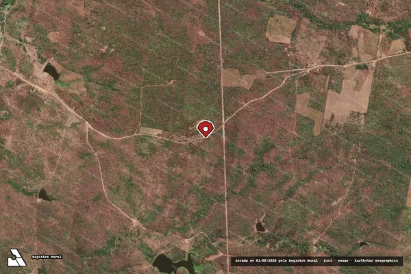 Imagem de satélite — Embargo IBAMA — Infração Ambiental — Tamboril/CE