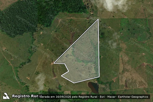 Imagem de satélite de Infração da Fauna em Acrelândia - AC
