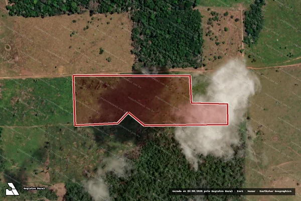Imagem de satélite de Infração da Flora em Porto Velho - RO