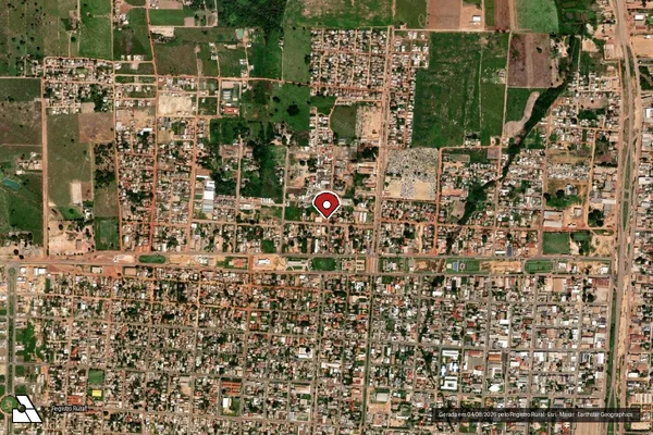 Imagem de satélite — Embargo IBAMA — Infração de Administração Ambiental(Não Classificada-Móvel) — Guarantã do Norte/MT