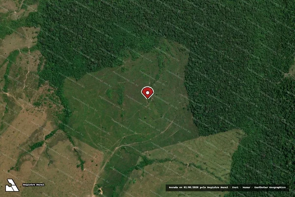 Imagem de satélite de Desmatamento em Lábrea - AM