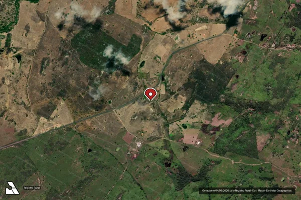 Imagem de satélite — Embargo IBAMA — Infração Ambiental — Belém/PB