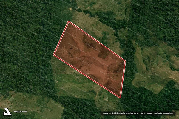 Imagem de satélite de Infração da Flora em Rio Branco - AC