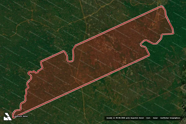 Imagem de satélite de Infração da Flora em Porto Velho - RO