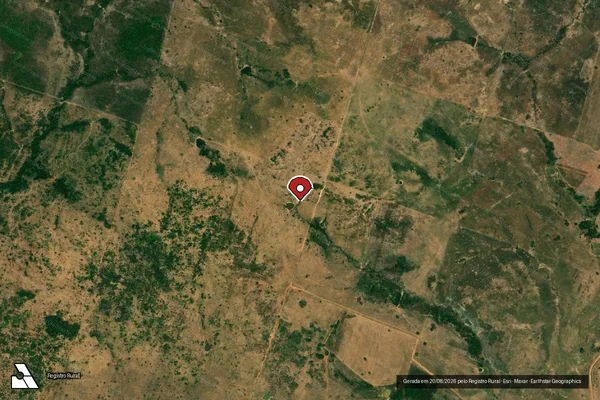 Imagem de satélite — Embargo Ambiental - Xinguara/PA
