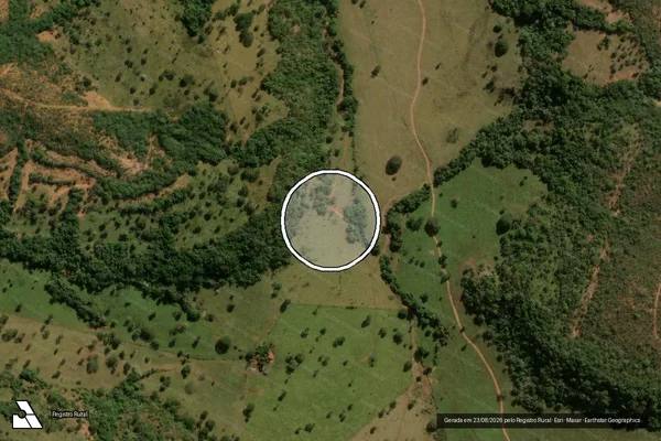 Imagem de satélite de Infração da Flora em Alto Taquari - MT